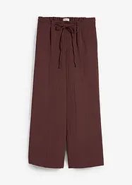 Culotte kalhoty ze splývavé viskózové směsi, bonprix