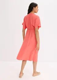 Tunikové šaty z mačkaného materiálu, bonprix