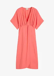 Tunikové šaty z mačkaného materiálu, bonprix