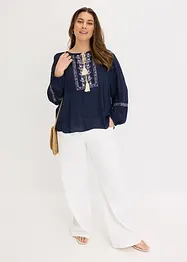 Oversize halenka s výšivkou, bonprix