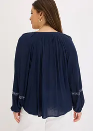 Oversize halenka s výšivkou, bonprix