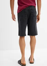 Džínové bermudy s elastickým pasem po stranách, Classic Fit, bonprix