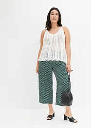 Kalhoty Culotte s potiskem, bonprix