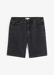 Džínové bermudy s elastickým pasem po stranách, Classic Fit, bonprix