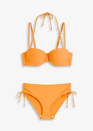 Balkonetové bikiny (2dílná souprava), s dalším ramínkem za krk, bonprix