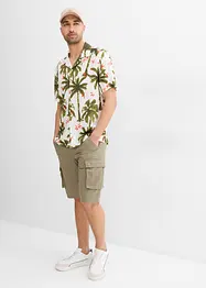 Košile s krátkým rukávem, z viskózy, Loose Fit, bonprix