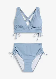 Bikiny s podprsenkovým topem s překříženými ramínky (2dílná souprava), bonprix