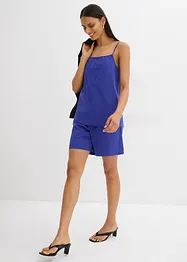 Rozšiřující se top s úzkými ramínky, bonprix