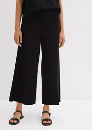 Culotte kalhoty s elastickým pasem, z viskózové směsi, bonprix