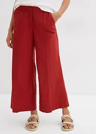 Culotte kalhoty s elastickým pasem, z viskózové směsi, bonprix