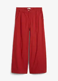 Culotte kalhoty s elastickým pasem, z viskózové směsi, bonprix