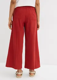 Culotte kalhoty s elastickým pasem, z viskózové směsi, bonprix