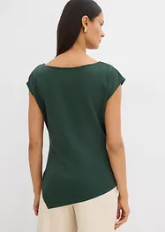 Asymetrický top z pohodlného materiálu scuba, bonprix