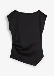 Asymetrický top z pohodlného materiálu scuba, bonprix