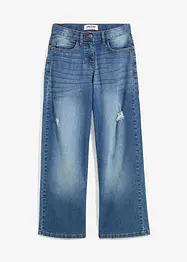 Džíny Wide Leg, Mid Waist, bonprix
