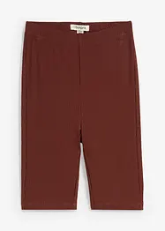 Krátké legíny z žebrovaného žerzeje, High Waist, bonprix