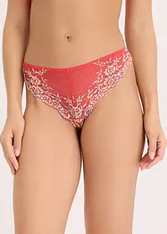 Tanga s barevnou krajkou, bonprix