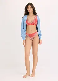 Tanga s barevnou krajkou, bonprix