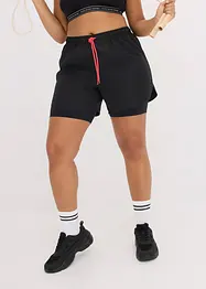 Velmi lehké sportovní šortky 2 v 1, bonprix