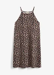 Šaty s leopardím potiskem, z čisté bavlny, bonprix