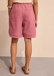 Široké šortky z teplákoviny z bavlněné směsi, bonprix