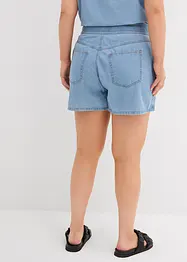 Džínové šortky, High Waist, pohodlný pas, bonprix