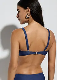Bikiny s kosticemi, horní díl, džínový vzhled, bonprix