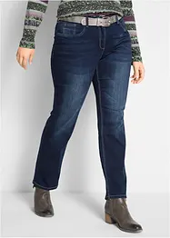 Straight džíny Mid Waist, se strečem, bonprix