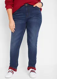 Termo strečové džíny, Hight Waist, Straight, bonprix