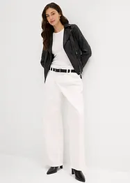 Džíny Wide Leg, Low Waist, nízký podíl streče, bonprix