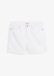Džínové bermudy Mid Waist, Low Stretch, bonprix