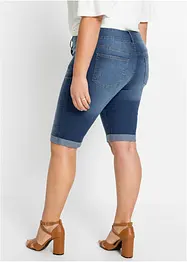 Džínové bermudy Mid Waist, bonprix