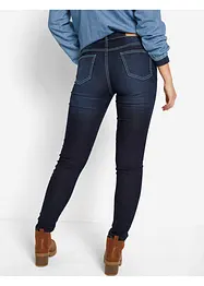 Džíny Slim, Mid Waist, s kontrastními švy, bonprix