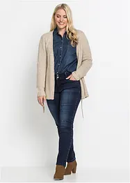 Tvarující ultra měkké džíny Slim, High Waist, bonprix