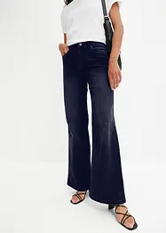 Strečové džíny Wide Leg, Mid Waist, bonprix