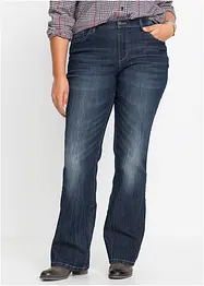 Džíny Bootcut, High Waist, pohodlný streč, bonprix