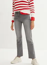 Strečové džíny Mid Waist, Straight, bonprix