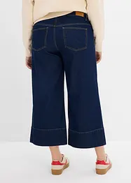 Zkrácené džíny Wide Leg, Mid Waist, bonprix
