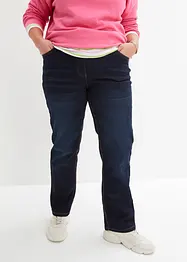 Džíny Straight, Mid Waist, pohodlný pas, bonprix