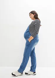 Těhotenské džíny s laclem Straight Leg, bonprix