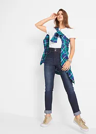 Pohodlné strečové džíny High Waist Slim Fit, bonprix