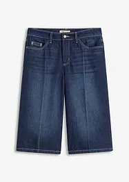 Džínové bermudy Mid Waist, Low Stretch, bonprix