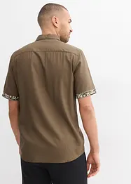 Košile s krátkým rukávem, Slim Fit, z viskózy, bonprix