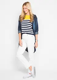 Keprové tregíny z elastické bavlněné směsi, bonprix