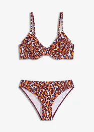 Bikiny s kosticemi a vysoce vykrojenými nohavičkami (2dílná souprava), bonprix