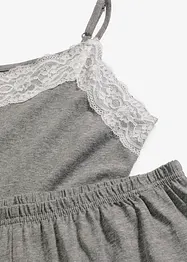 Krátké pyžamo s jemnou krajkou, bonprix