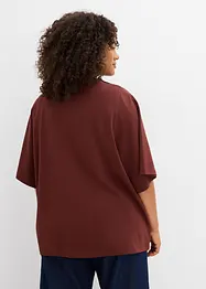 Oversize triko se širokými rukávy, z čisté organické bavlny, bonprix