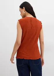 Top ze strukturovaného materiálu se zmačkanou úpravou, bonprix