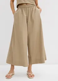 Široké Culotte kalhoty z čisté bavlny, bonprix