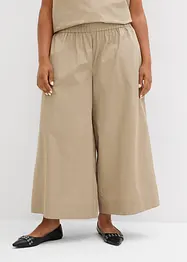 Široké Culotte kalhoty z čisté bavlny, bonprix